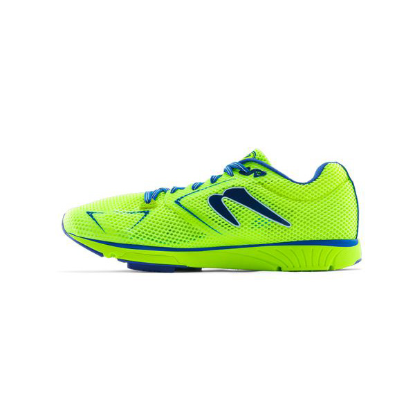 Men's Newton Distance 11 Running Shoes Yellow / Blue / Black | PH-937046