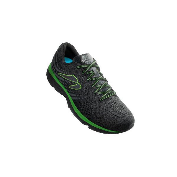 Men's Newton Kismet 7 Running Shoes Black / Green | PH-764391