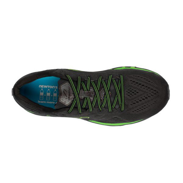 Men's Newton Kismet 7 Running Shoes Black / Green | PH-764391