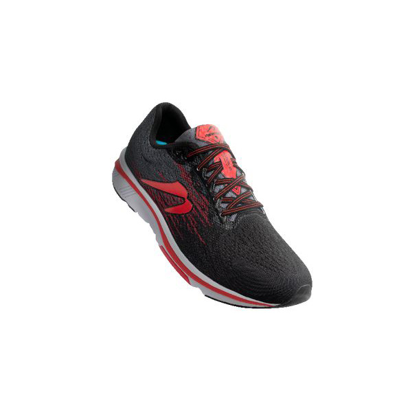 Men's Newton Motion 10 Running Shoes Black / Red | PH-429158