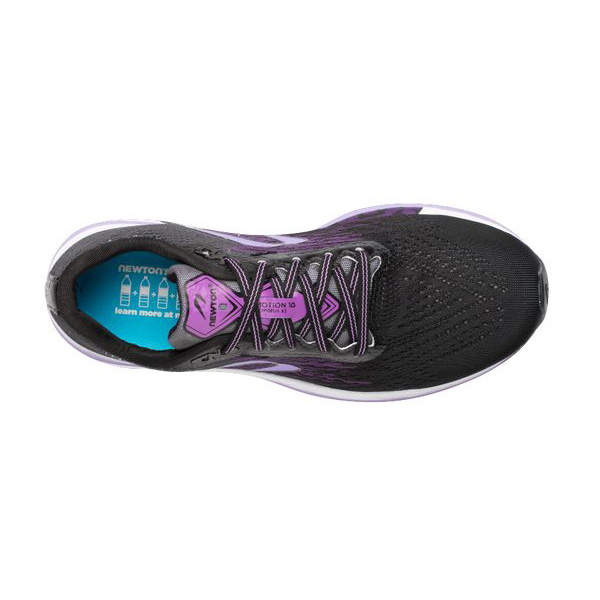 Women's Newton Motion 10 Running Shoes Black / Purple / White | PH-618079