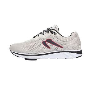 Men's Newton Gravity+ Running Shoes Grey / Red | PH-584179