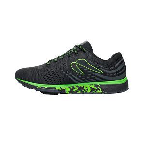 Men's Newton Kismet 7 Running Shoes Black / Green | PH-764391