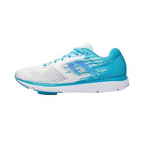 Women's Newton Distance 10 Running Shoes White / Blue | PH-695108