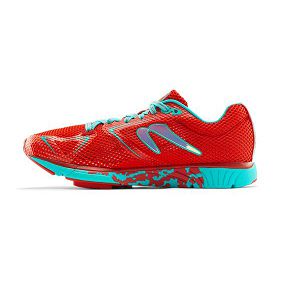 Women's Newton Distance S 11 Running Shoes Red / Blue / Green | PH-861507